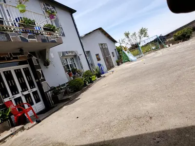 an empty street in front of a house at ANAMAR in Lugo