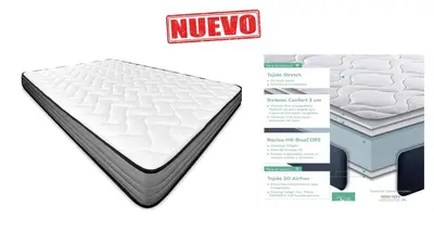 a picture of a memory foam mattress at Casa Lina VUT OR 000784 in Allariz