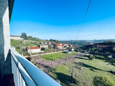 a view from the balcony of a house at O Souto de Monteasnal in Ourense