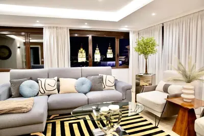 a living room with a couch and a table at Cathedral Boutique by Lugo Collection in Lugo