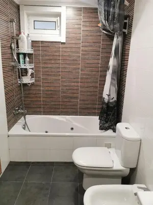 a bathroom with a toilet and a bath tub at ALE HOSPEDAJE GALICIA in Temple