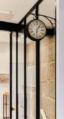 a bathroom with a shower with a shower head at Villa Julia in Ribadavia