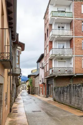 an empty street in an old building at Nômada Castillo _ VUT-LE-251 in Ponferrada