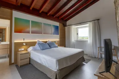 a rendering of a floor plan at Reverence Villas Caldelas in Antas de Ulla