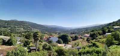 a view of a small village in a valley at PRECIOSO ATICO MONDARIZ in Mondariz