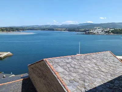 a view of a large body of water at Casa Buenos Aires in Ribadeo