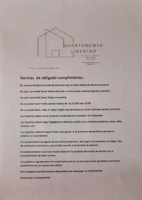 a rejection letter for a subcontractor in a document at piso libertad in Ourense
