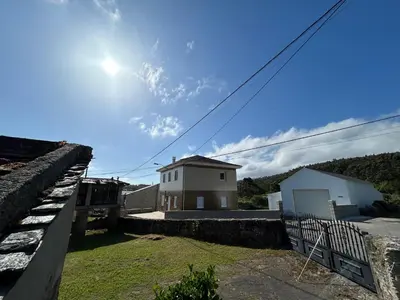 a view from the roof of a building at Casa Playa de Rueta in Cervo