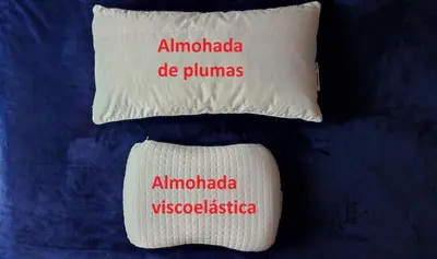 two pillows with the words amochondria de plums on them at Piso Dos Playas Miño in Miño