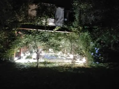a view of a garden at night at As Erdades in Ourense