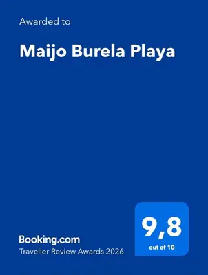 a screenshot of a cell phone with theania buffer play button at Maijo Burela Playa in Burela de Cabo