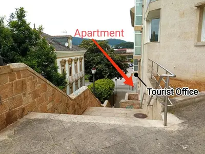 an apartment in a building with a tourist office at OLI VITA HOLIDAY HOME 4 O 2 PEOPLE Viveiro VUT-LU-3838 in Viveiro