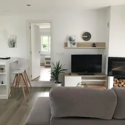 Casa vanguardista en el campo cerca de Santiago