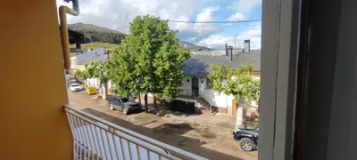 a view of a street from a balcony at Casa SANTALLA in O Barco de Valdeorras