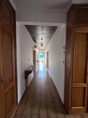 an empty hallway of a house with a hallway at Casa Lugar de Fidalgo in Vilamor