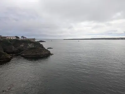 a view of a large body of water at Casa Muralla in Ribadeo