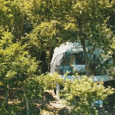 Geodesic Domes with Best Views in Ribeira Sacra