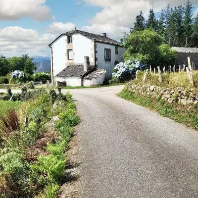 Charming house in Ourol with mountain view