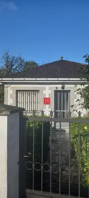 a house with a gate in front of it at Vila Montecelos in Antas de Ulla