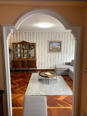 a living room with a couch and a table at Loft Lugo Centro in Lugo