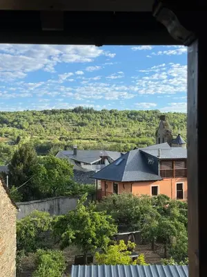 a view from a window of a house at Casa boutique-rural en El Bierzo in Torre del Bierzo