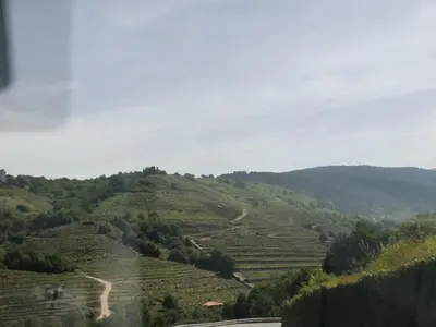 a view of a river from a bridge at Casa Sindo in Teixeira