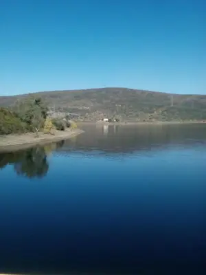 a view of a large body of water at Casa Rural El Cabo in Carucedo