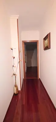 an empty room with a vase and a hallway at Amma Ribeira Sacra in Monforte de Lemos