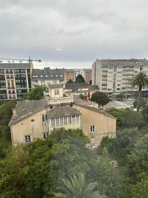 an old building in a city with buildings at #Las Azaleas# in Teijois