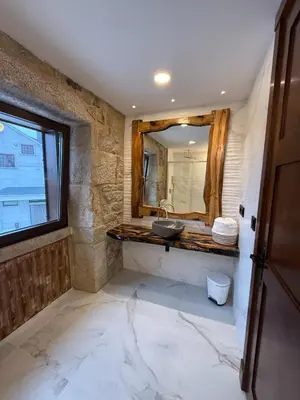 a room with a bunk bed in the wall at Casa con barbacoa · Casa Amelia by Easy Life Rent in Valga