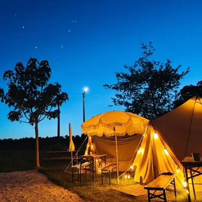 O Pedrouzo Pilgrim Camp