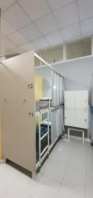 a room with two bunk beds in a room at Albergue Turistico la Credencial in Santiago de Compostela
