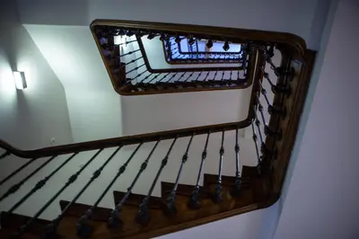 a mirror on top of a metal keyboard at Hotel San Miguel in Santiago de Compostela