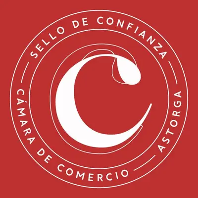 a red and white circle with the chino de mexico logo at La Casa del Filandón- HOTEL RURAL in Quintanilla de Somoza