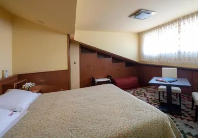 a bedroom with a large bed and a window at El Descanso de Wendy in Astorga