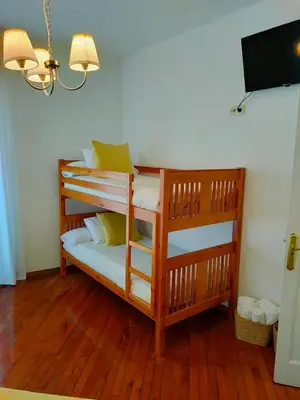 a childrens bunk bed in a room at Casa castro in Cruces