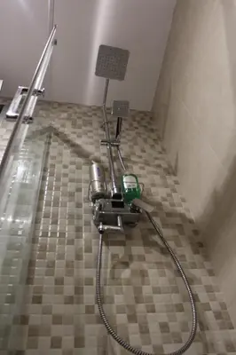 a shower in a bathroom with a shower at Rosalía de Castro, 41 - Centro - VUT-CO-01904 in Santiago de Compostela