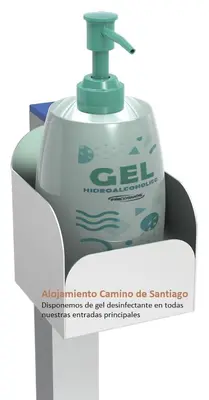 a close up of a bottle of detergent at Ático Camino De Santiago 2 in Sarria