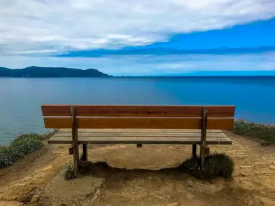 a bench with the words just take a break from drinking at Farmhouse in Castrotañe with Terrace in Castillón