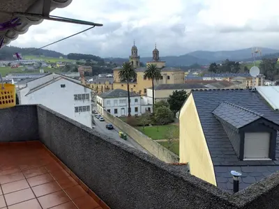 a view of a city from the roof of a building at M Ramona Reja Díaz in Lourenzá