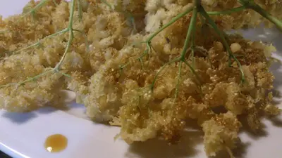 a pile of food sitting on a white plate at Reitoral de Chandrexa in Parada del Sil