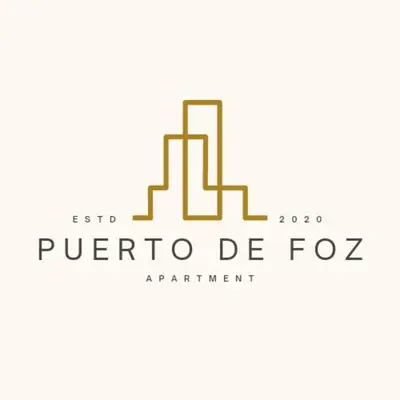 a logo for a apartment building apartments logo at Apartamento Puerto de Foz in Foz