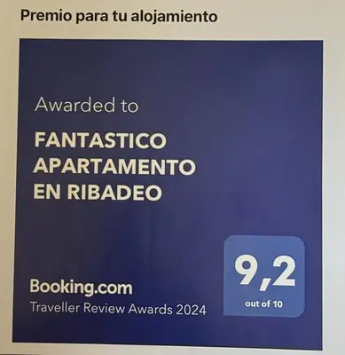 a screenshot of a sign on a phone at FANTASTICO APARTAMENTO EN RIBADEO in Ribadeo