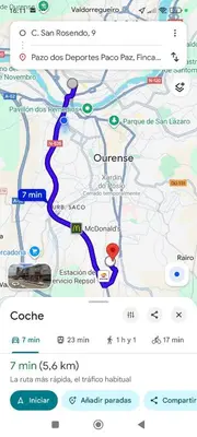 a map of a subway line with a train at Piso Estación Termal GARAJE Y AIRE ACONDICIONADO in Ourense