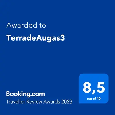 a screenshot of a cell phone with the text awarded to temperate australias at Apartamento TerradeAugas3 in Caldas de Reis