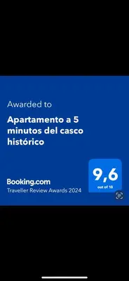 a screenshot of a cell phone with a blue screen at Apartamento a 5 minutos del casco histórico in Viveiro