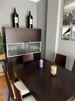 a bedroom with a large bed in a room at San Roque Apartamento in Ribadeo