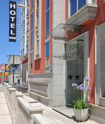 a building with a hotel called the hotel grand at Hotel Crunia I A Coruña in A Coruña