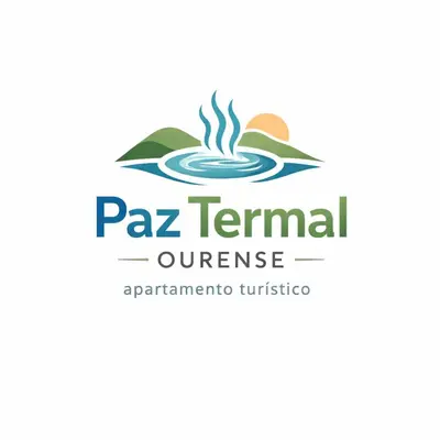 a logo for a spa terminal customer centre at Paz Termal in Ourense
