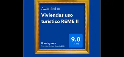 a picture of a frame with the text upgraded to vivaries use tus at Viviendas uso turístico REME II in Foz